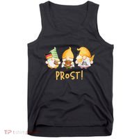 Fun Gnomes Oktoberfest Prost Beer Pretzel German Flag Tank Top thumb 0
