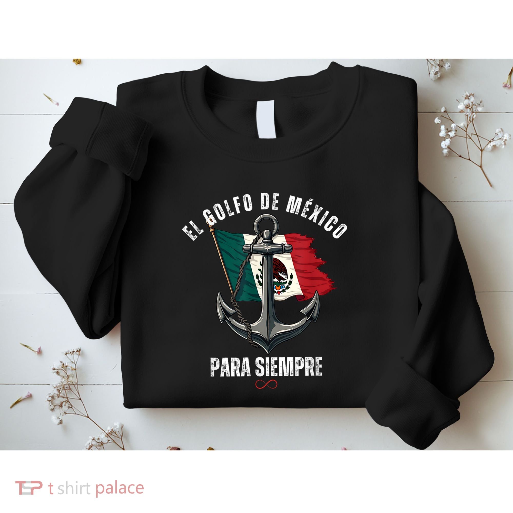 Forever Gulf Of Mexico Falg 1550 Liberal El Golfo De Mexico Sweatshirt