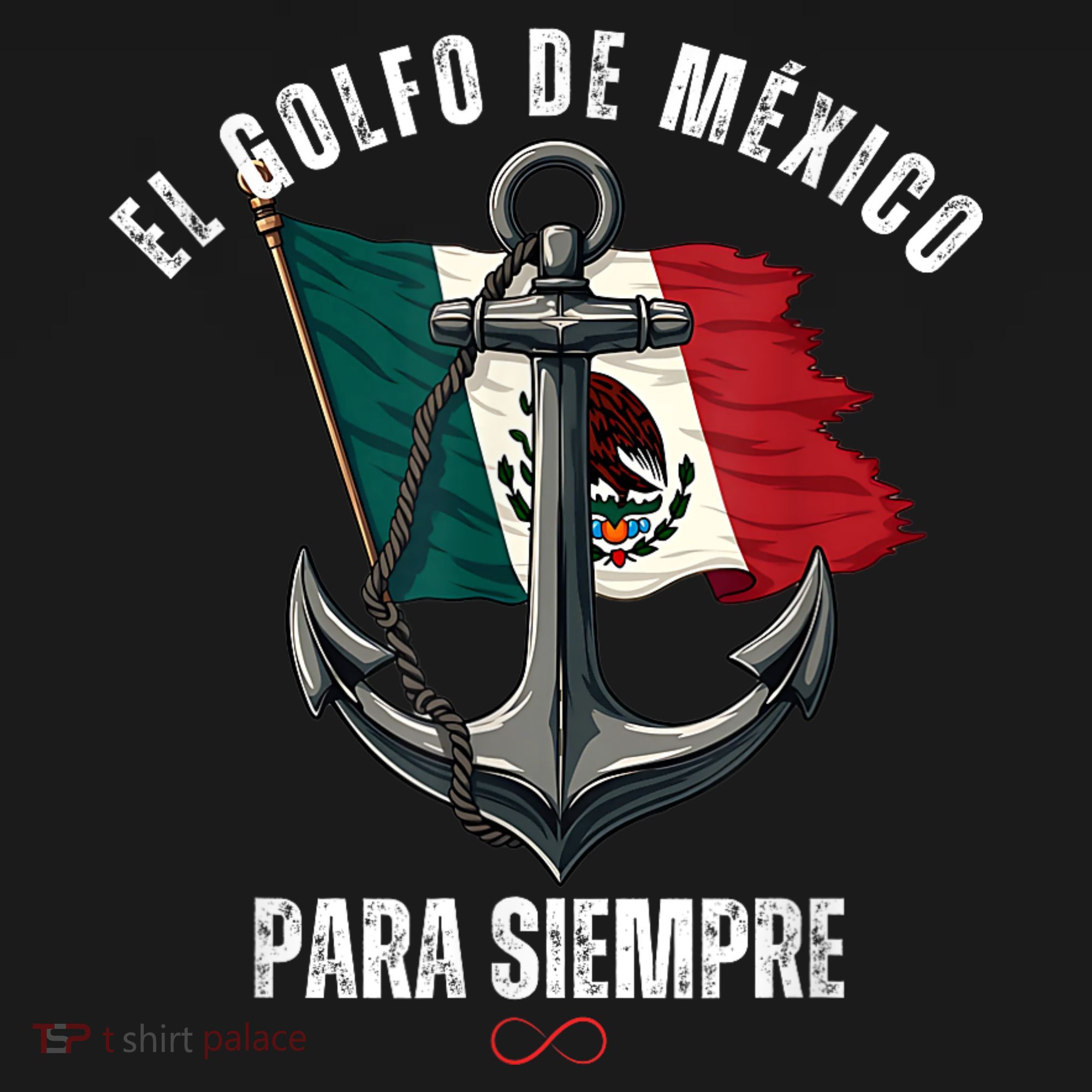 Forever Gulf Of Mexico Falg 1550 Liberal El Golfo De Mexico Sweatshirt