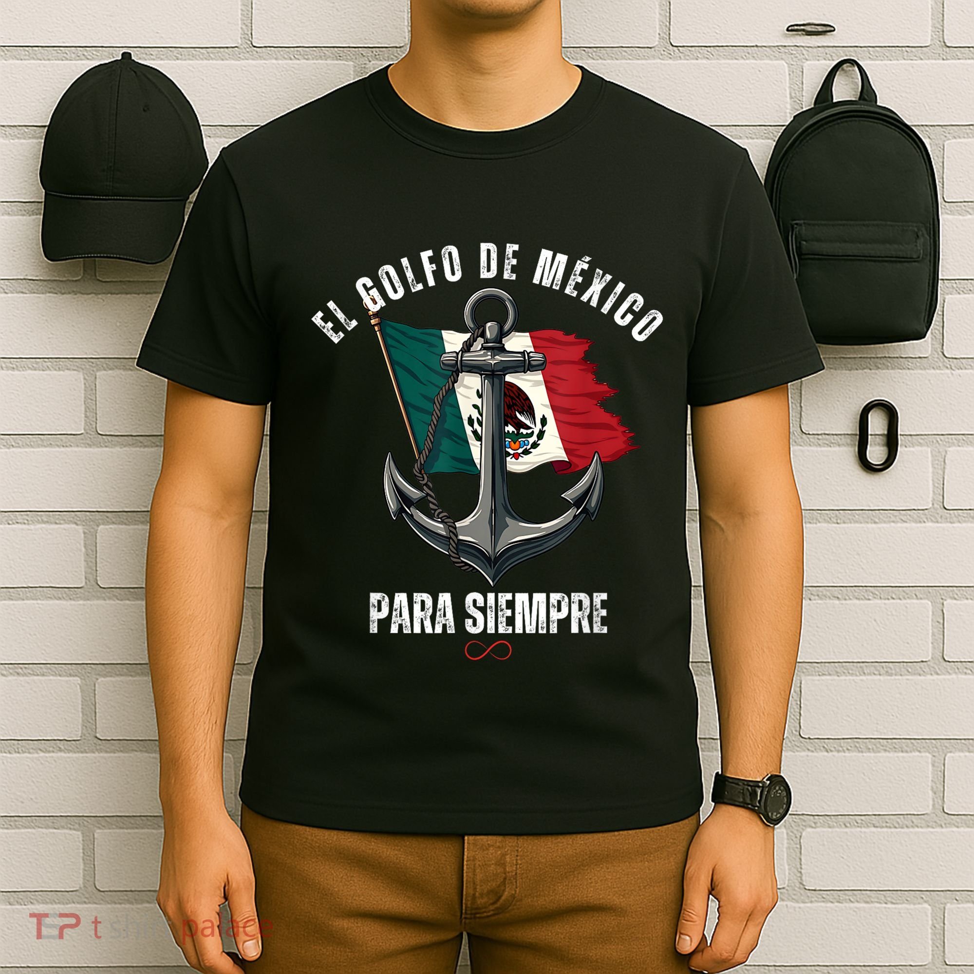 Forever Gulf Of Mexico Falg 1550 Liberal El Golfo De Mexico T-Shirt