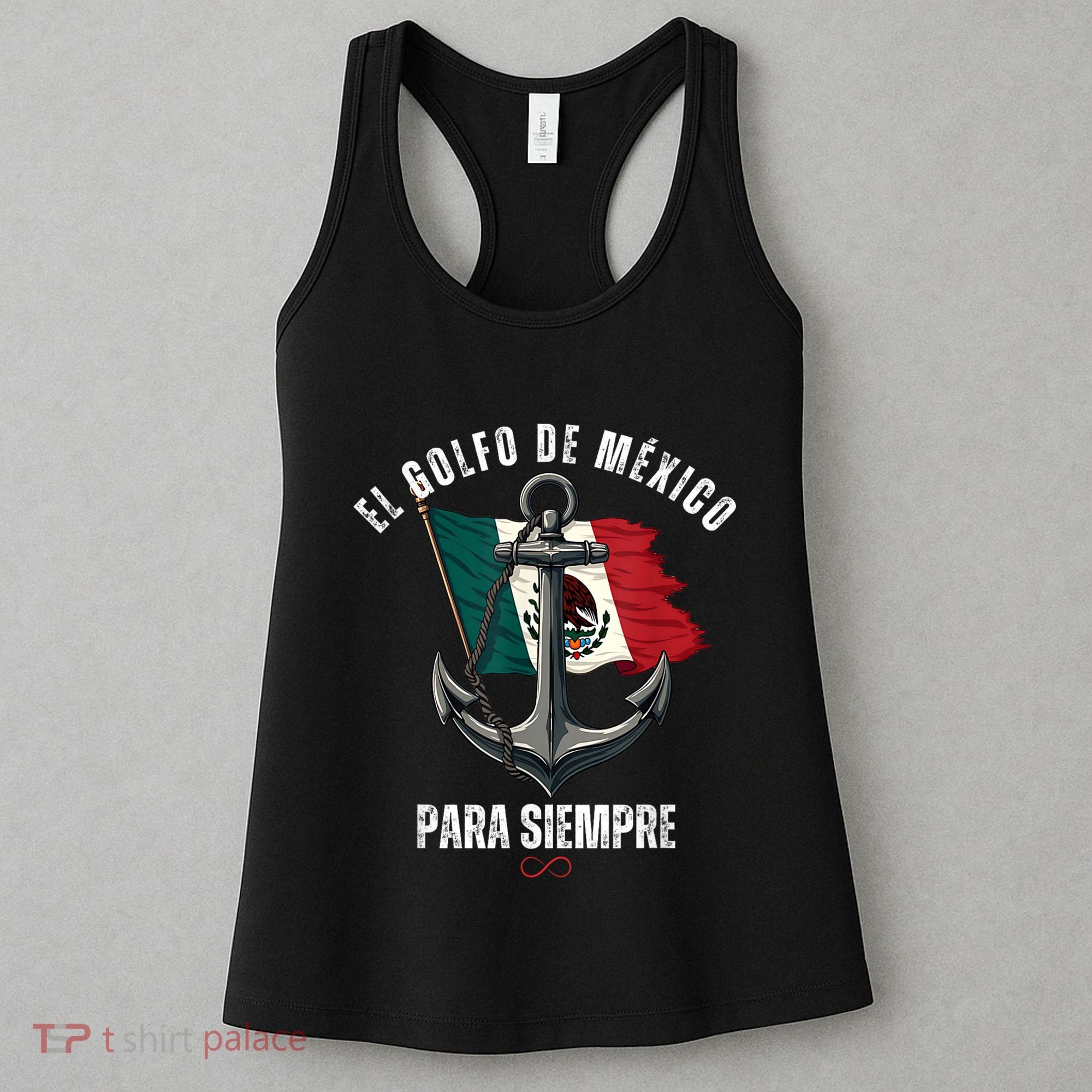 Forever Gulf Of Mexico Falg 1550 Liberal El Golfo De Mexico Women's Tank Top