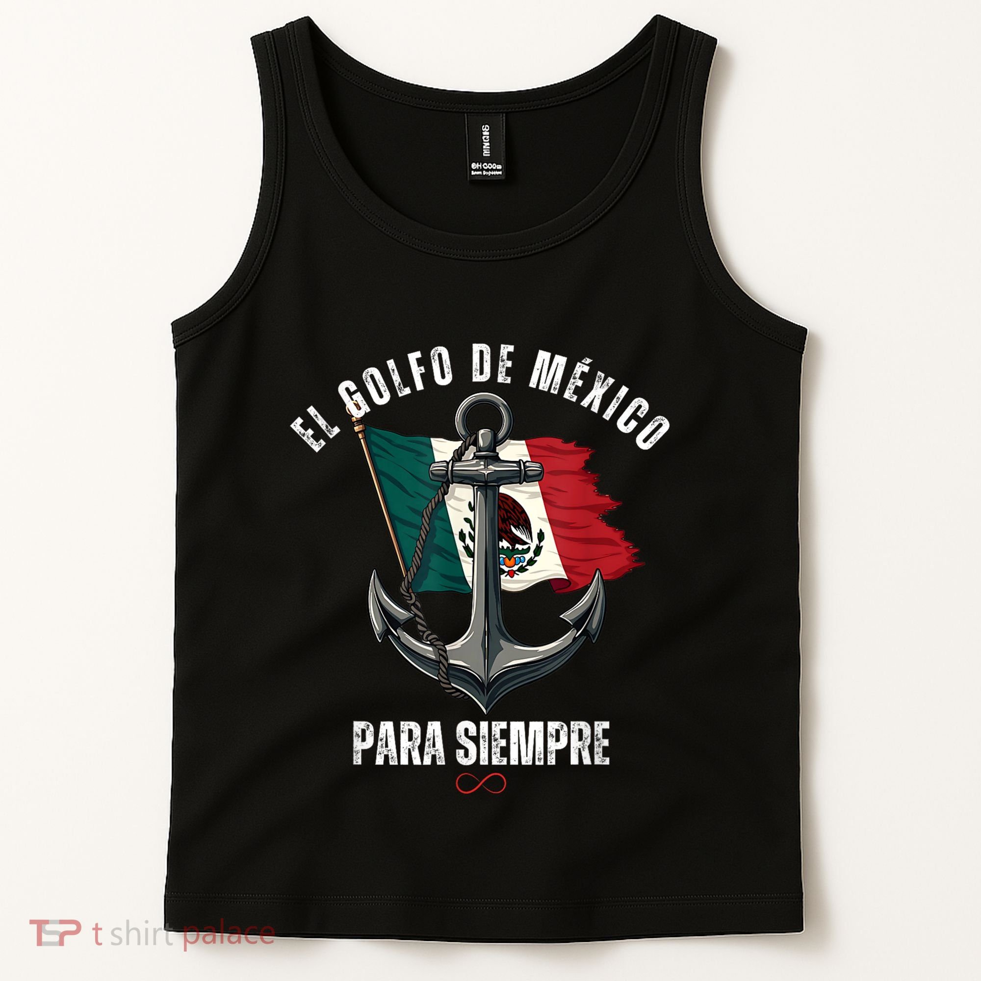 Forever Gulf Of Mexico Falg 1550 Liberal El Golfo De Mexico Tank Top