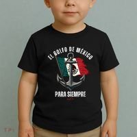 Forever Gulf Of Mexico Falg 1550 Liberal El Golfo De Mexico Toddler T-Shirt thumb 2