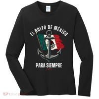 Forever Gulf Of Mexico Falg 1550 Liberal El Golfo De Mexico Women's Long Sleeve Shirt thumb 0