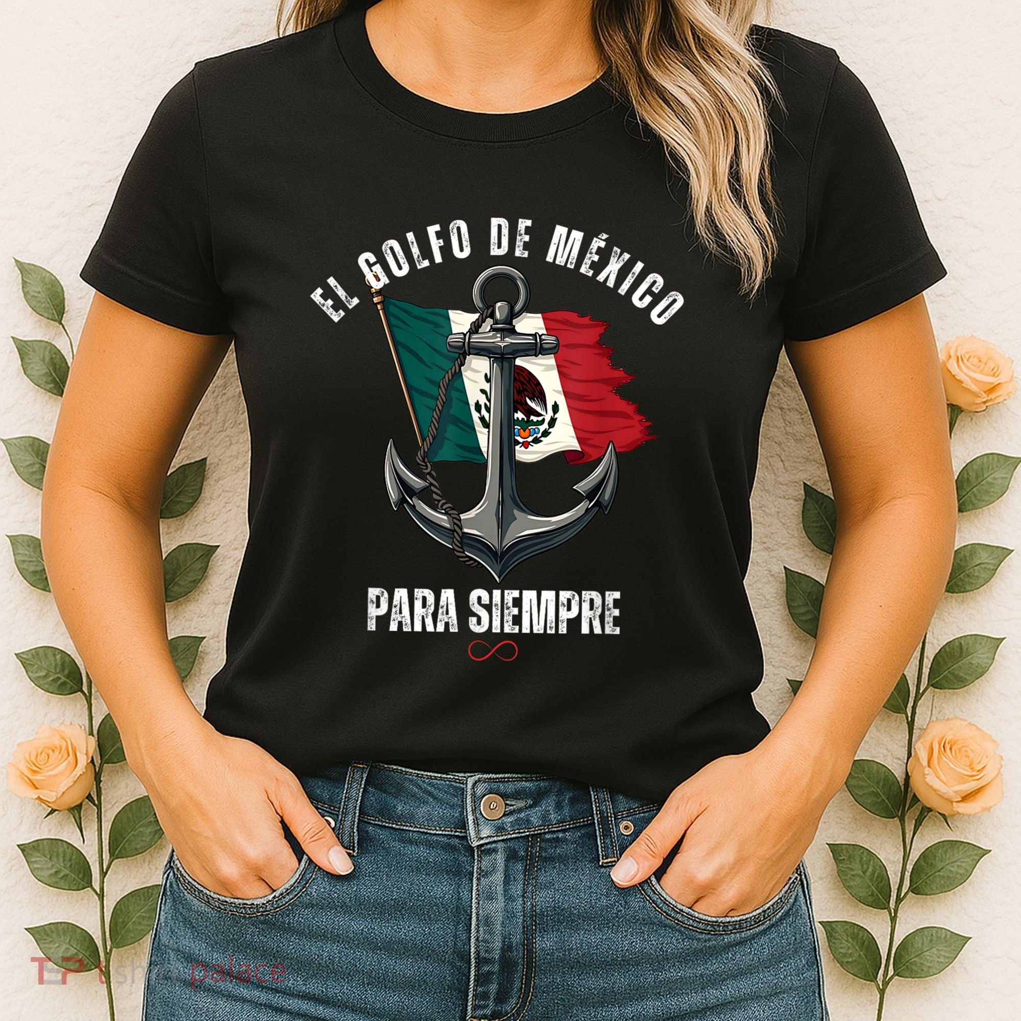 Forever Gulf Of Mexico Falg 1550 Liberal El Golfo De Mexico Women's T-Shirt