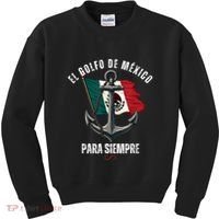 Forever Gulf Of Mexico Falg 1550 Liberal El Golfo De Mexico Kids Sweatshirt thumb 0
