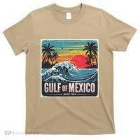 Forever Gulf Of Mexico Since 1550 Retro Vintage Beach Sunset T-Shirt thumb 0