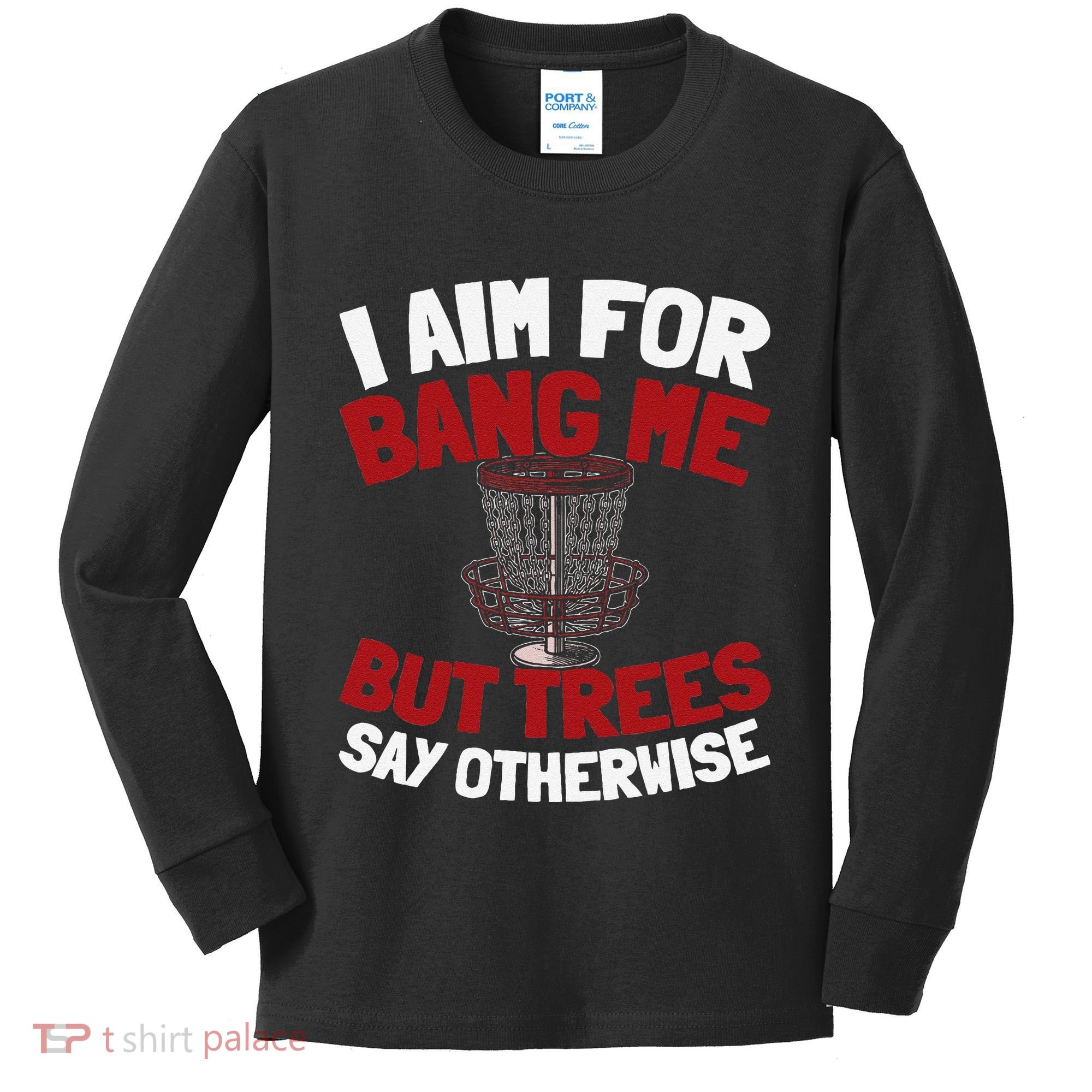 Frisbee Golf Outdoor Sport Disc Golf Kids Long Sleeve Shirt