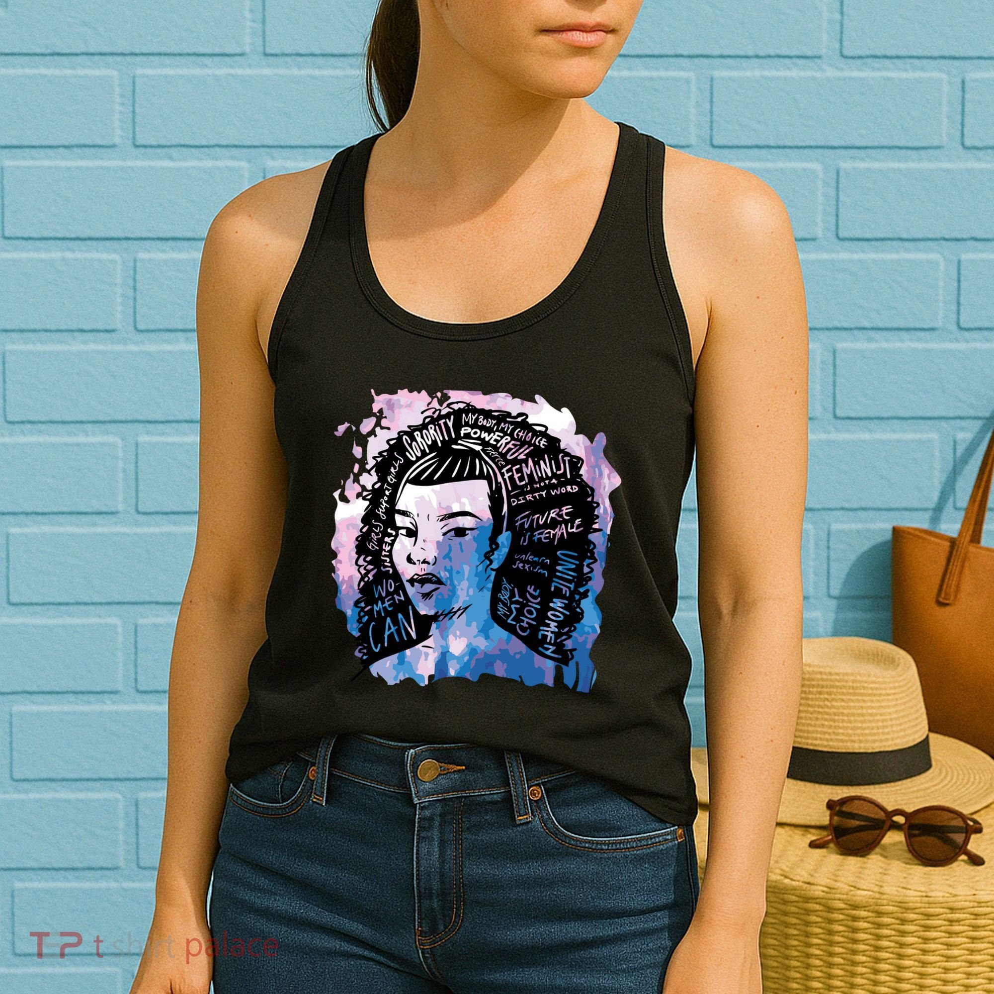 Feminist Girl Power Quote Women's Tank Top