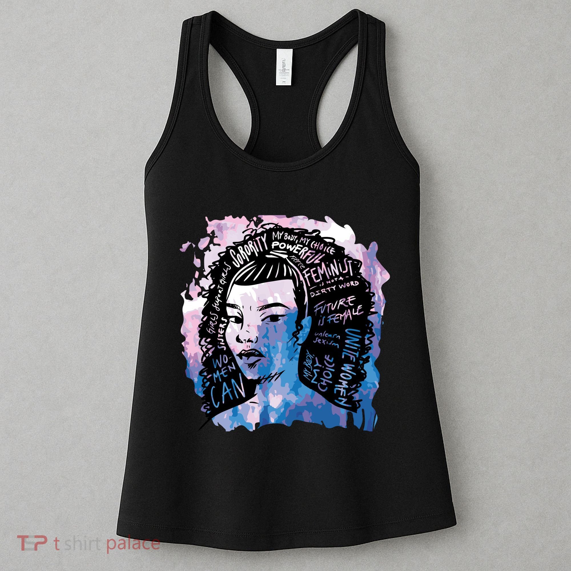 Feminist Girl Power Quote Women's Tank Top