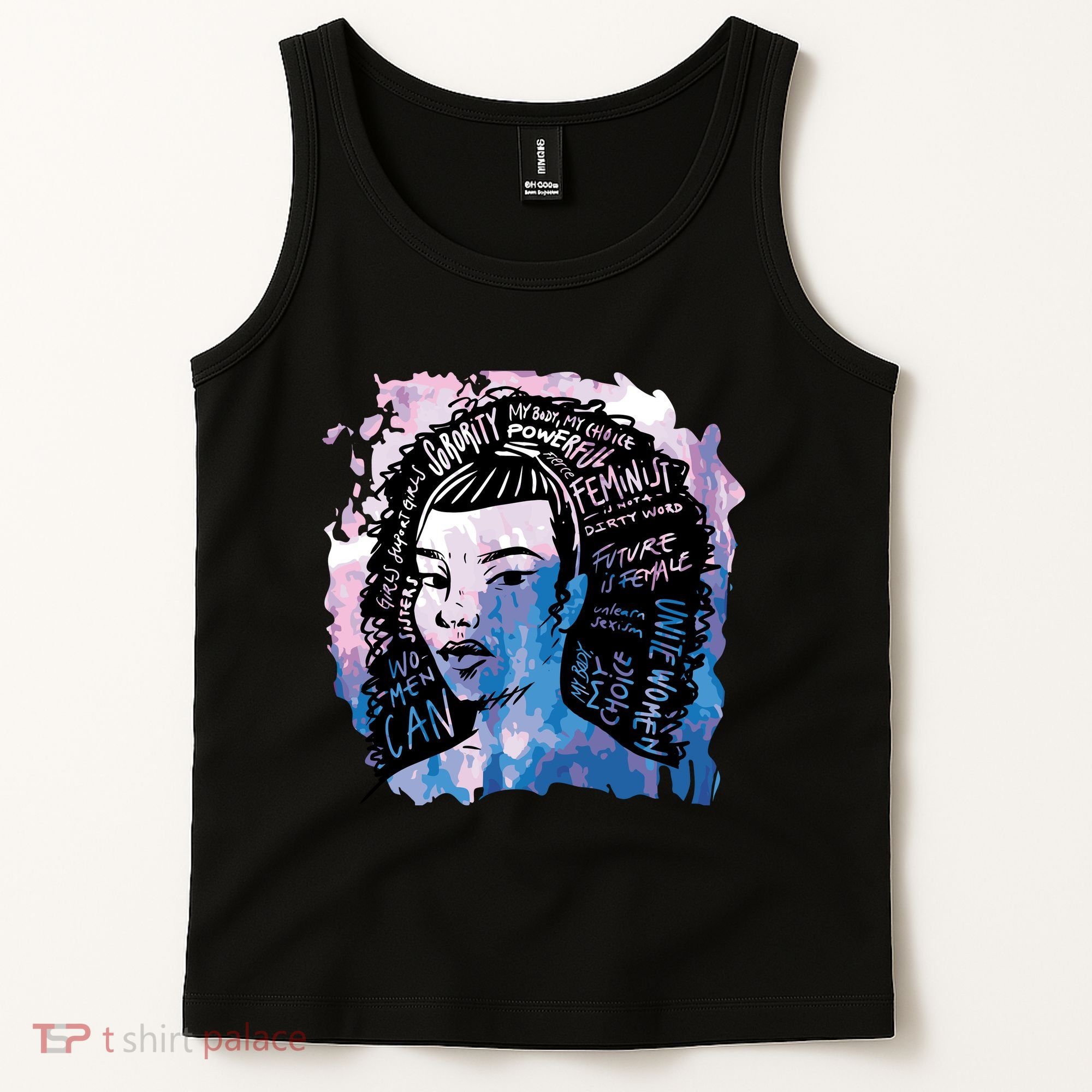 Feminist Girl Power Quote Tank Top