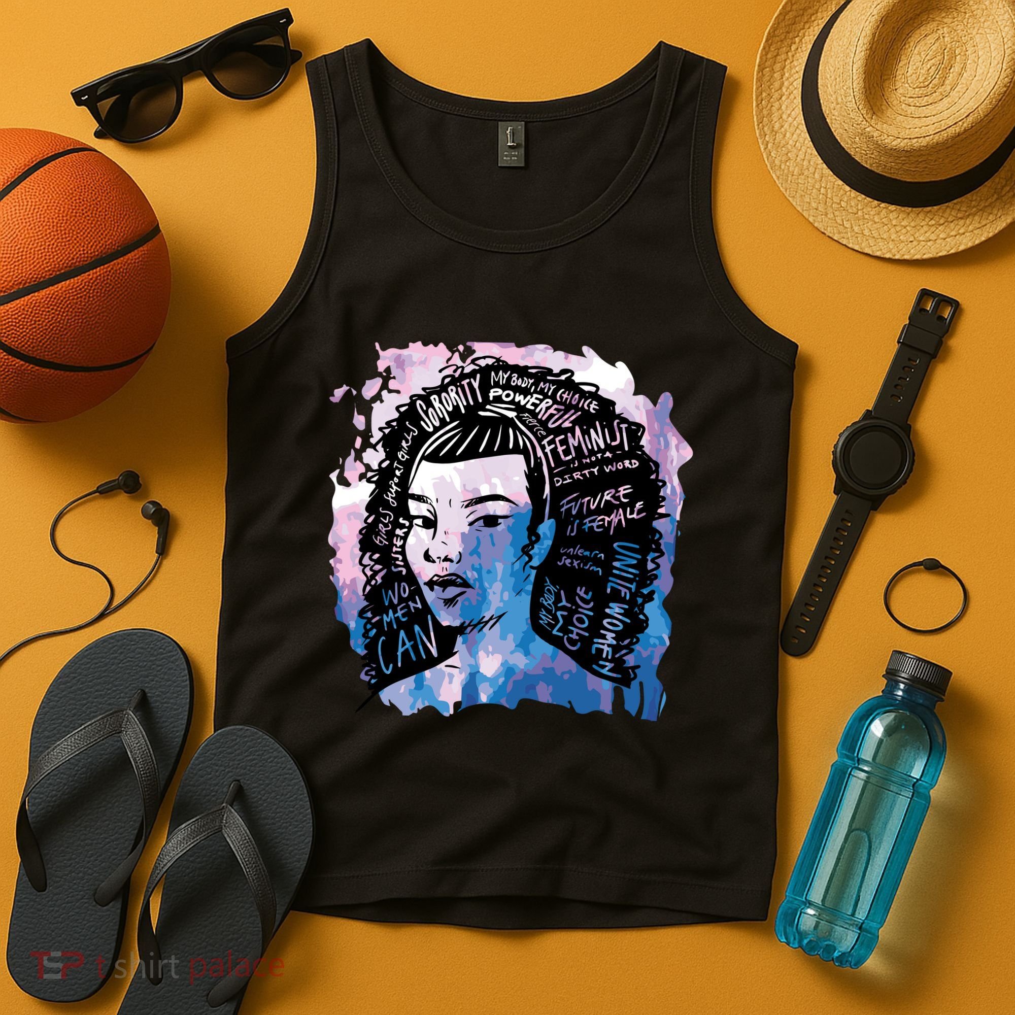 Feminist Girl Power Quote Tank Top