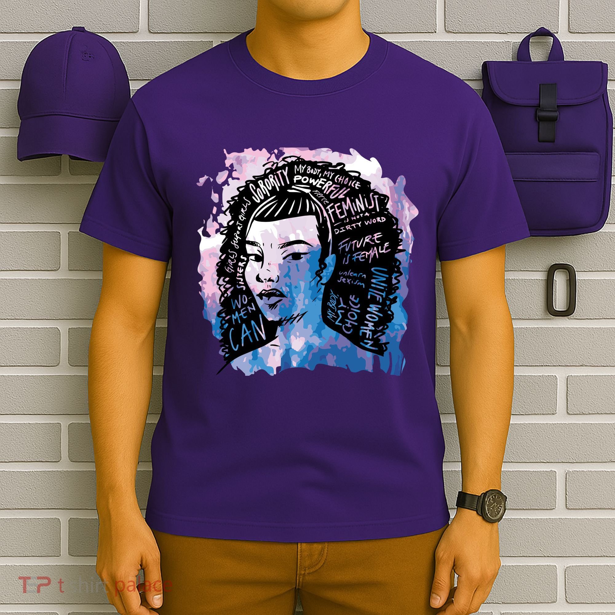 Feminist Girl Power Quote T-Shirt