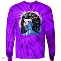 Feminist Girl Power Quote Tie-Dye Long Sleeve Shirt thumb 0