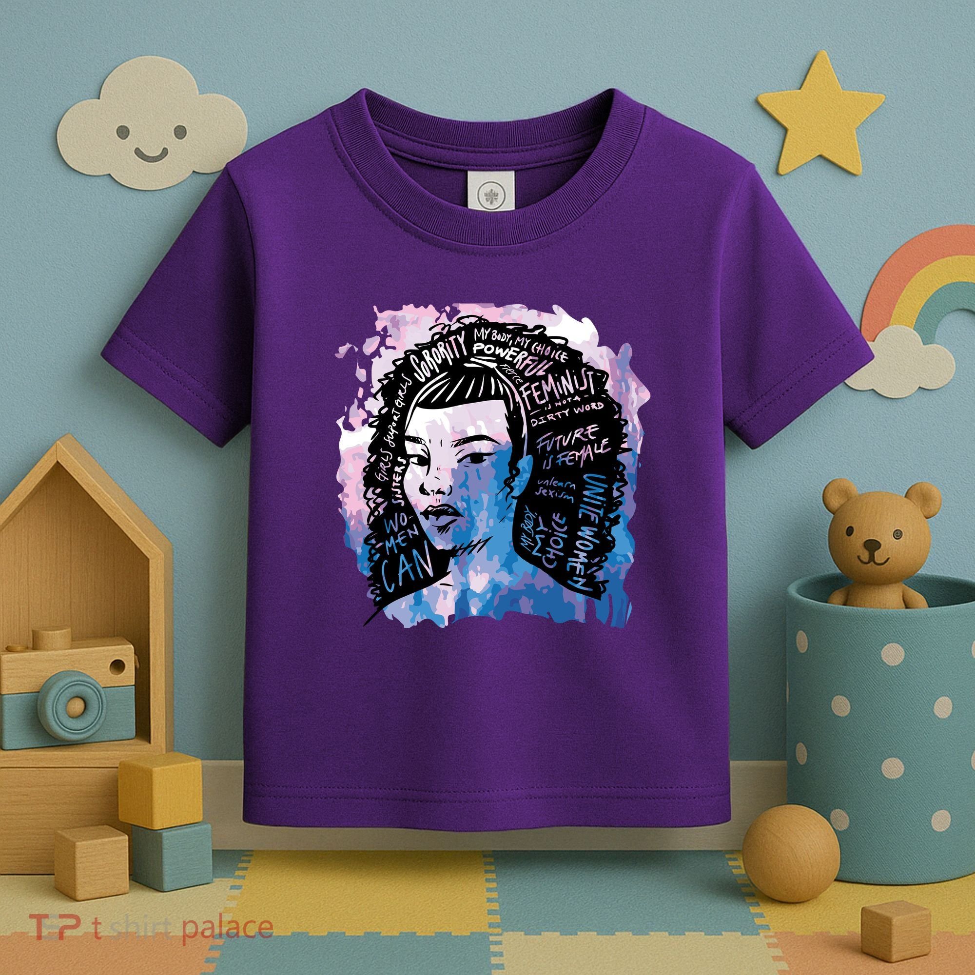 Feminist Girl Power Quote Toddler T-Shirt