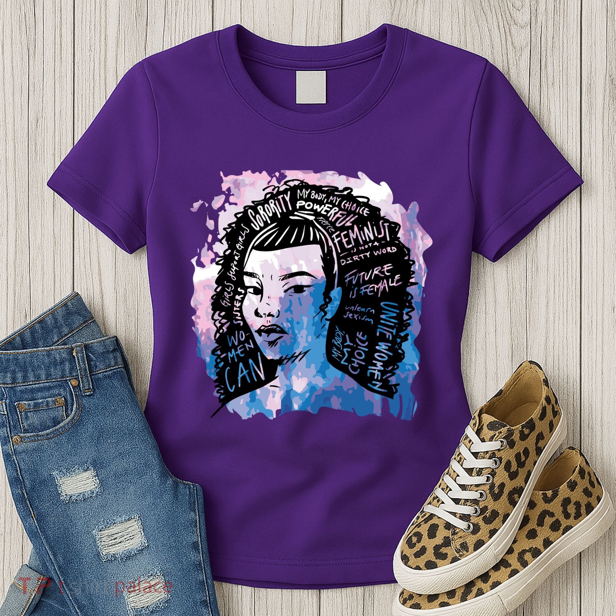 Feminist Girl Power Quote Women's T-Shirt