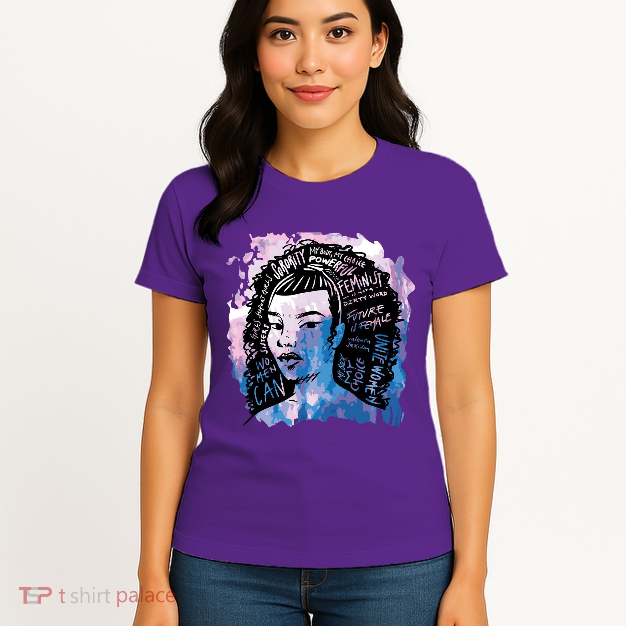 Feminist Girl Power Quote Women's T-Shirt
