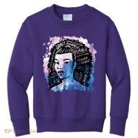Feminist Girl Power Quote Kids Sweatshirt thumb 0