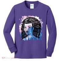 Feminist Girl Power Quote Kids Long Sleeve Shirt thumb 0