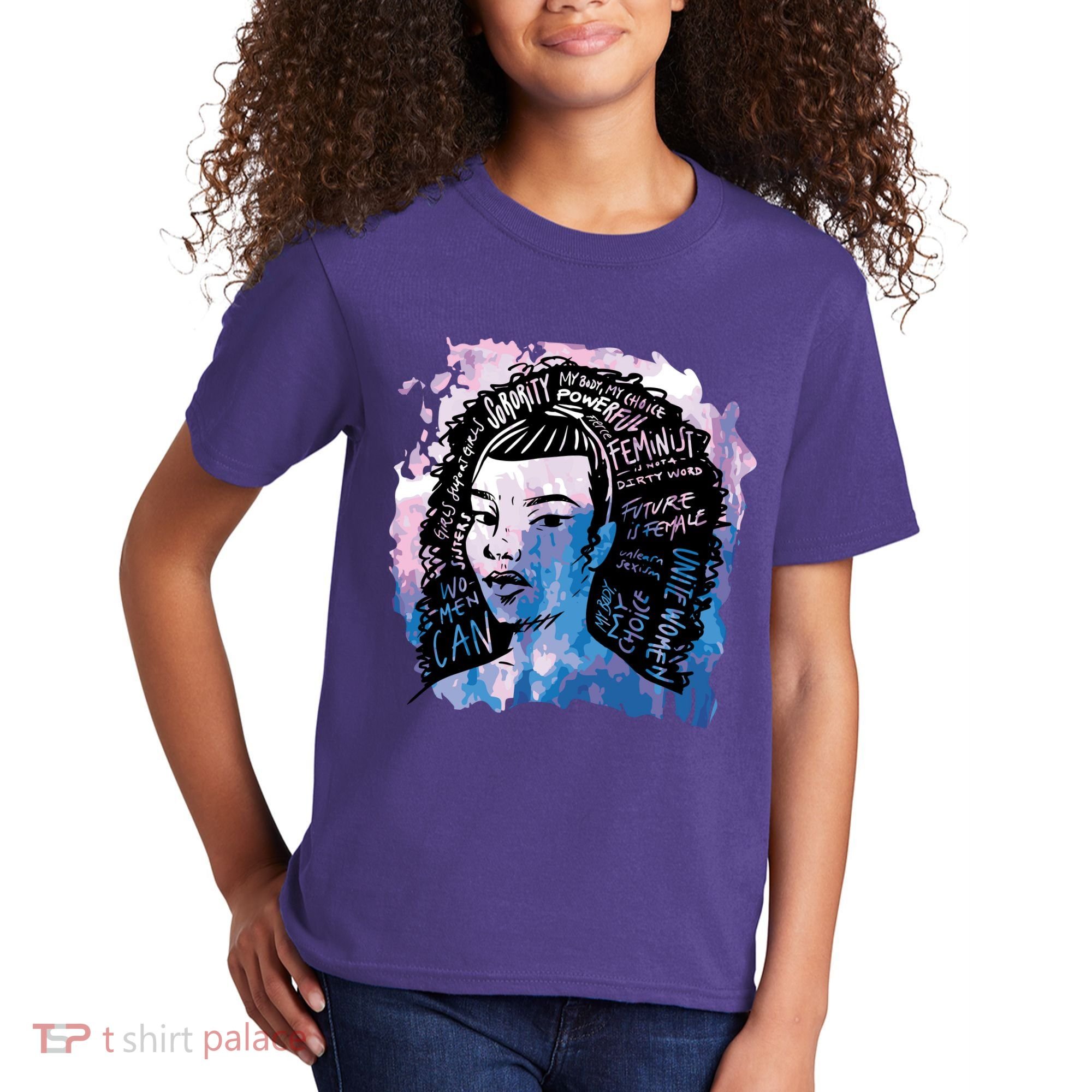 Feminist Girl Power Quote Kids T-Shirt