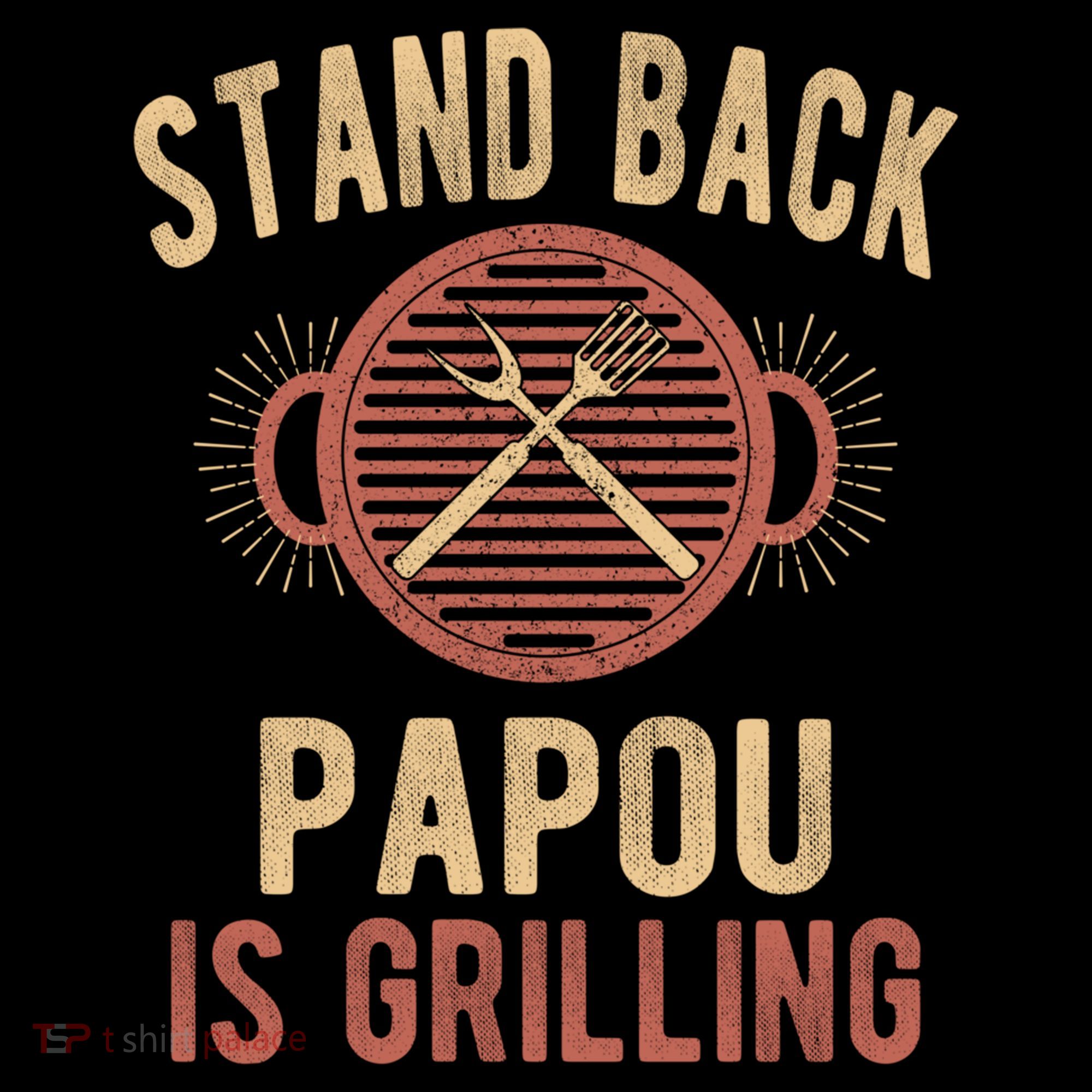 Funny Grilling Papou Bbq Papou Grandpa Cool Gift Coffee Mug