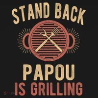 Funny Grilling Papou Bbq Papou Grandpa Cool Gift Ornament thumb 1