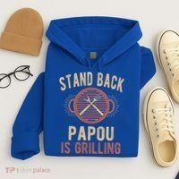 Funny Grilling Papou Bbq Papou Grandpa Cool Gift Hoodie thumb 4