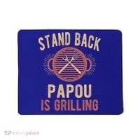 Funny Grilling Papou Bbq Papou Grandpa Cool Gift Mousepad thumb 0