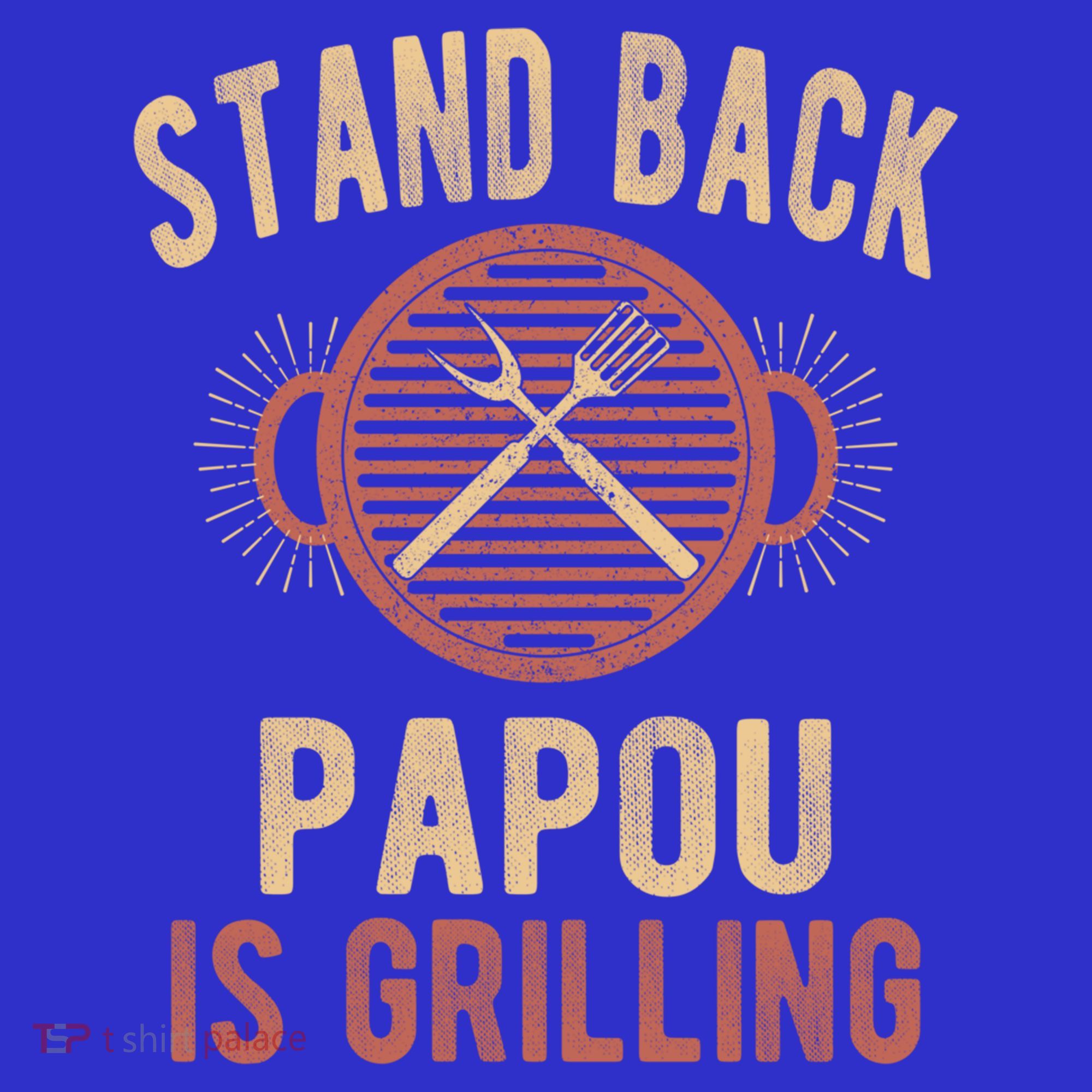 Funny Grilling Papou Bbq Papou Grandpa Cool Gift Women's Tank Top