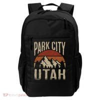 Funny Gift Park City Utah Nature Hiking Backpack thumb 0