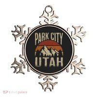 Funny Gift Park City Utah Nature Hiking Ornament thumb 0