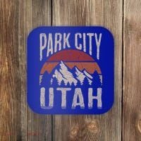 Funny Gift Park City Utah Nature Hiking Coaster thumb 0