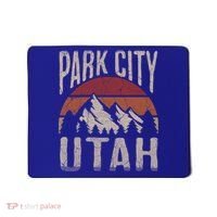 Funny Gift Park City Utah Nature Hiking Mousepad thumb 0