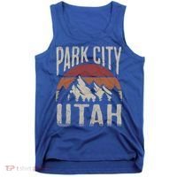 Funny Gift Park City Utah Nature Hiking Tank Top thumb 0