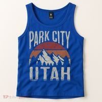 Funny Gift Park City Utah Nature Hiking Tank Top thumb 2