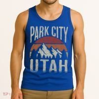 Funny Gift Park City Utah Nature Hiking Tank Top thumb 3