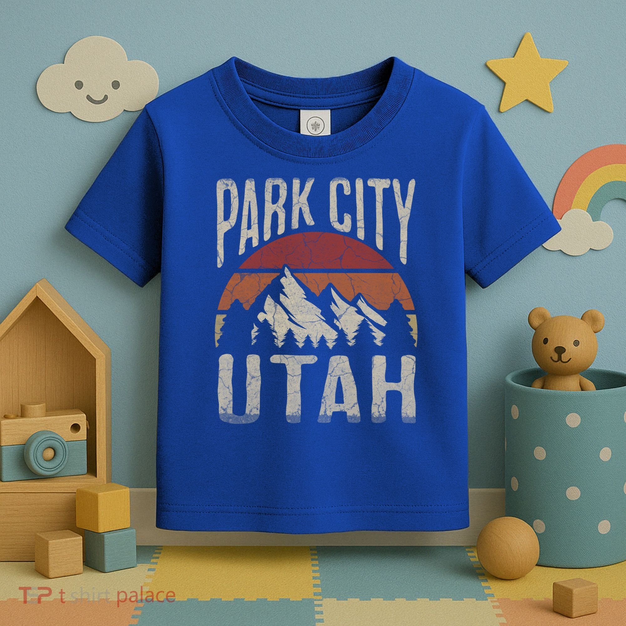 Funny Gift Park City Utah Nature Hiking Toddler T-Shirt