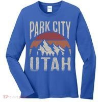 Funny Gift Park City Utah Nature Hiking Women's Long Sleeve Shirt thumb 0