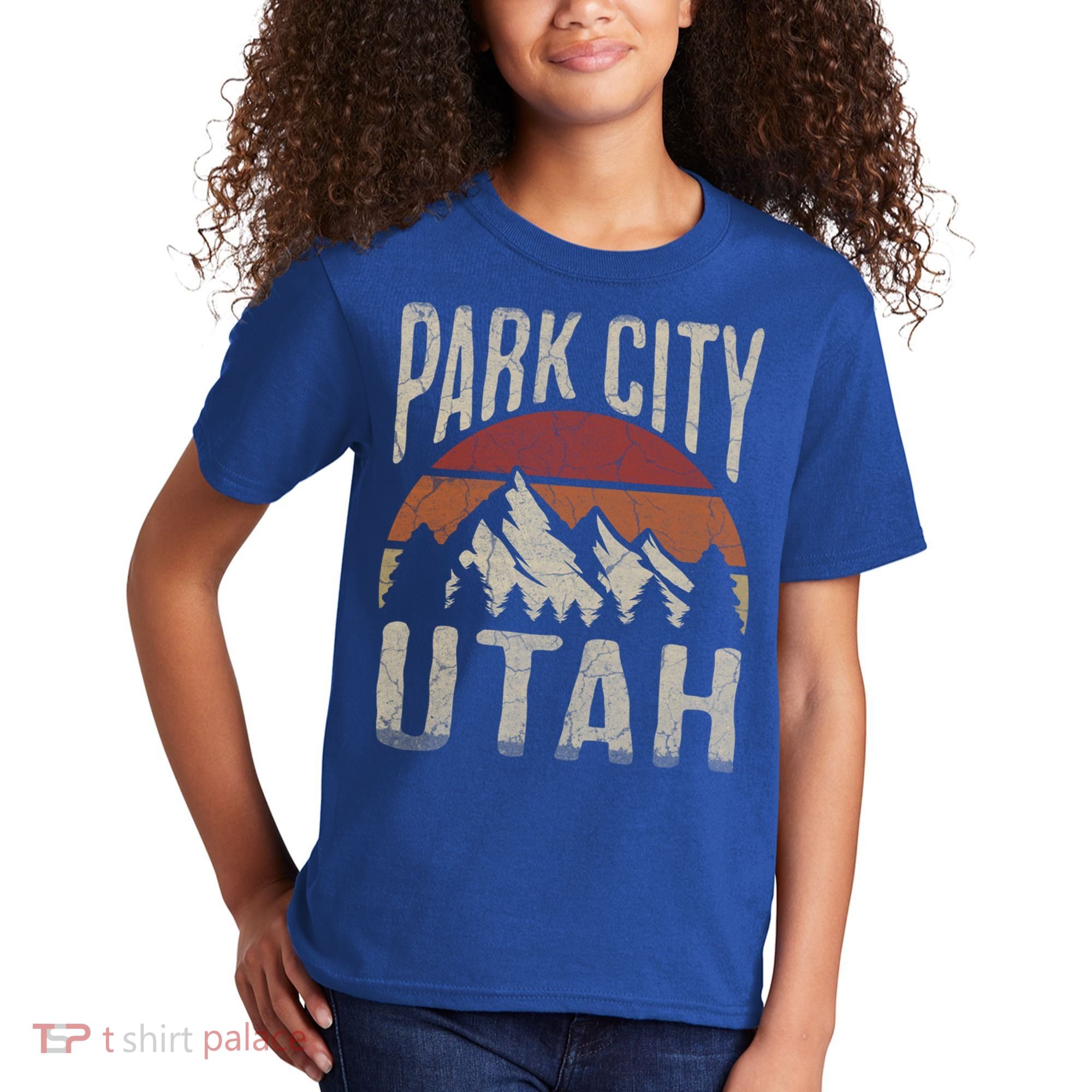Funny Gift Park City Utah Nature Hiking Kids T-Shirt