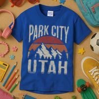 Funny Gift Park City Utah Nature Hiking Kids T-Shirt thumb 3