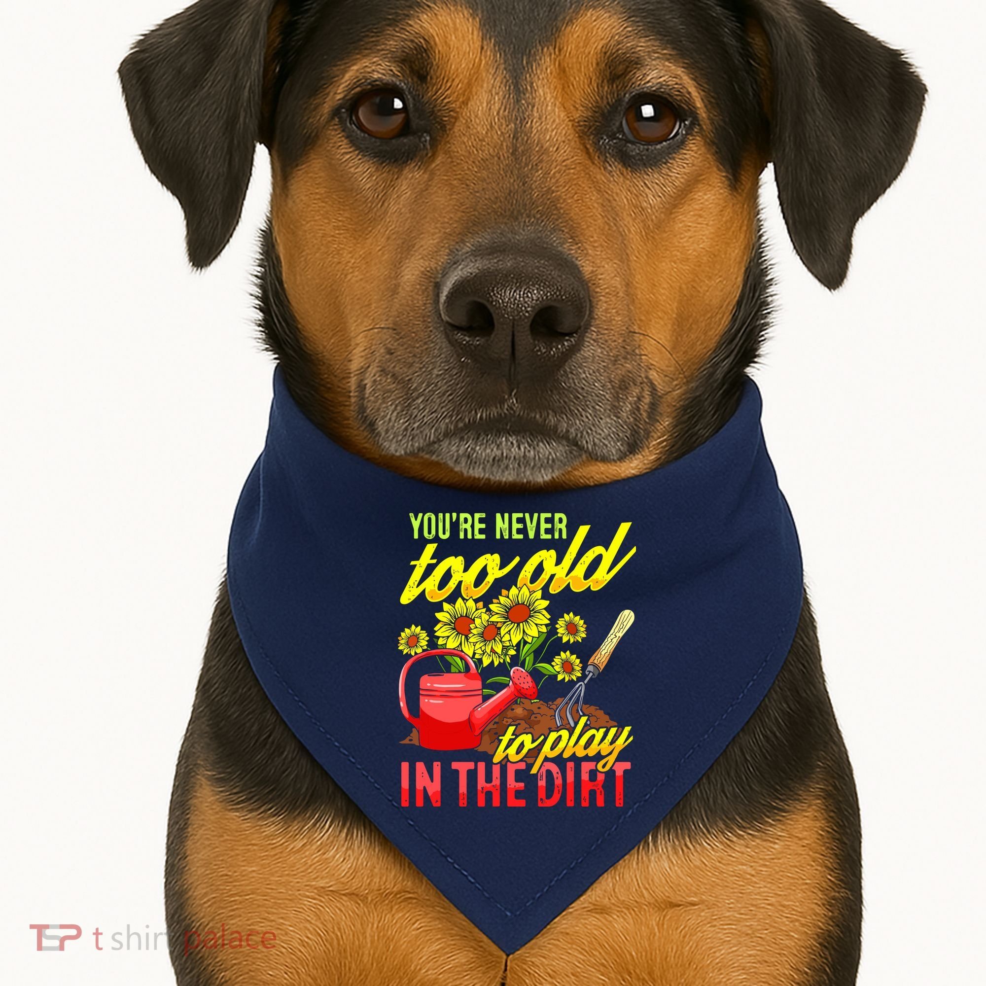 Funny Gardening Plants Gardener Gift USA-Made Doggie Bandana