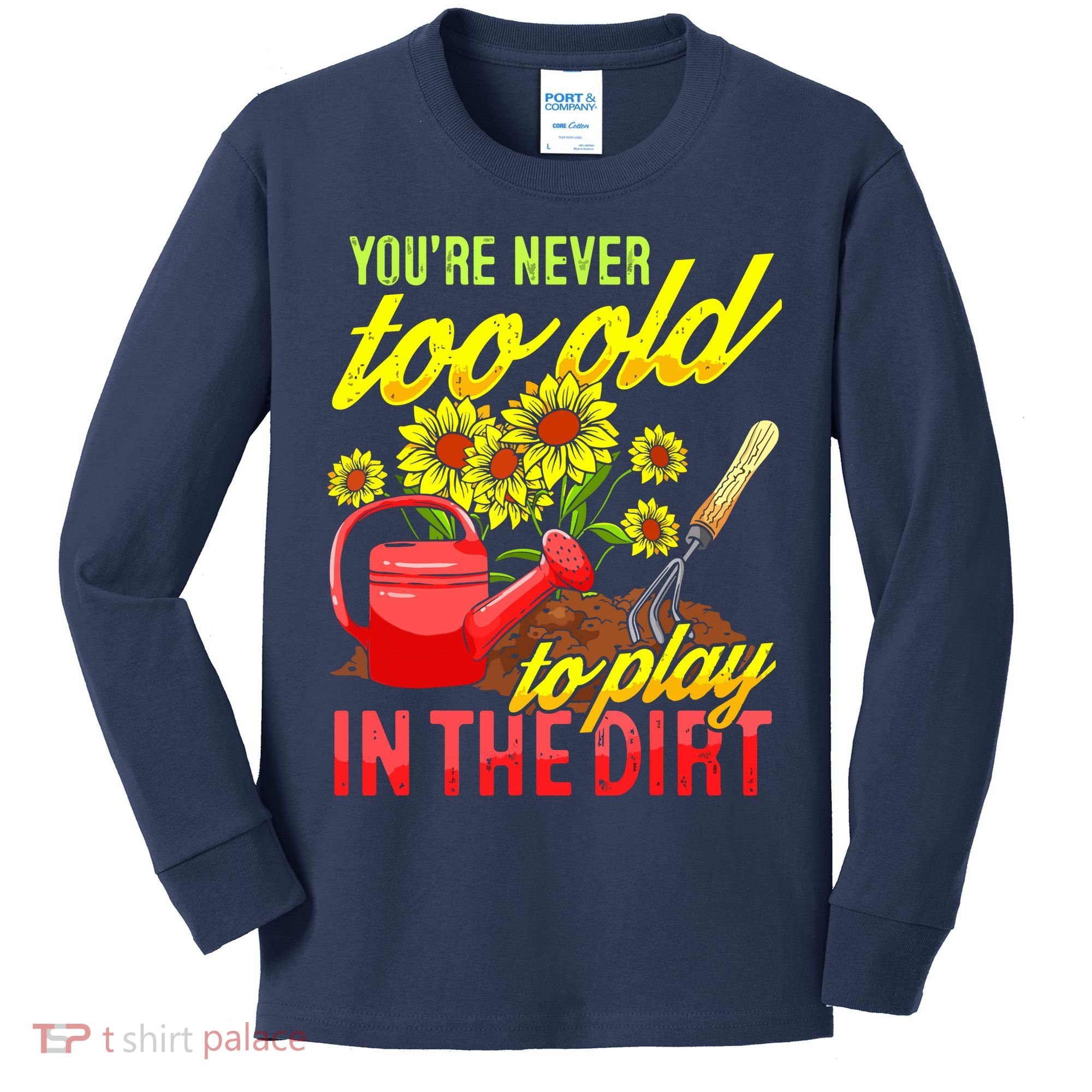 Funny Gardening Plants Gardener Gift Kids Long Sleeve Shirt