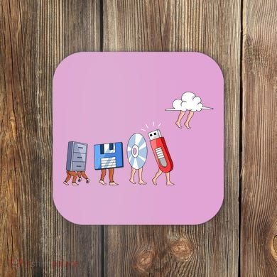 Funny Geek Programmer Nerd Developer Cute Gift Computer Engineering Funny Gift Coaster