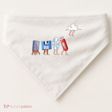 Funny Geek Programmer Nerd Developer Cute Gift Computer Engineering Funny Gift USA-Made Doggie Bandana