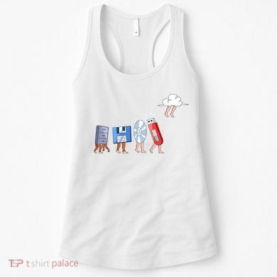 Funny Geek Programmer Nerd Developer Cute Gift Computer Engineering Funny Gift Women's Tank Top