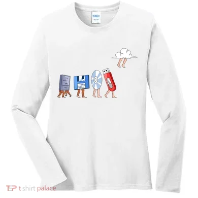 Funny Geek Programmer Nerd Developer Cute Gift Computer Engineering Funny Gift Women's Long Sleeve Shirt