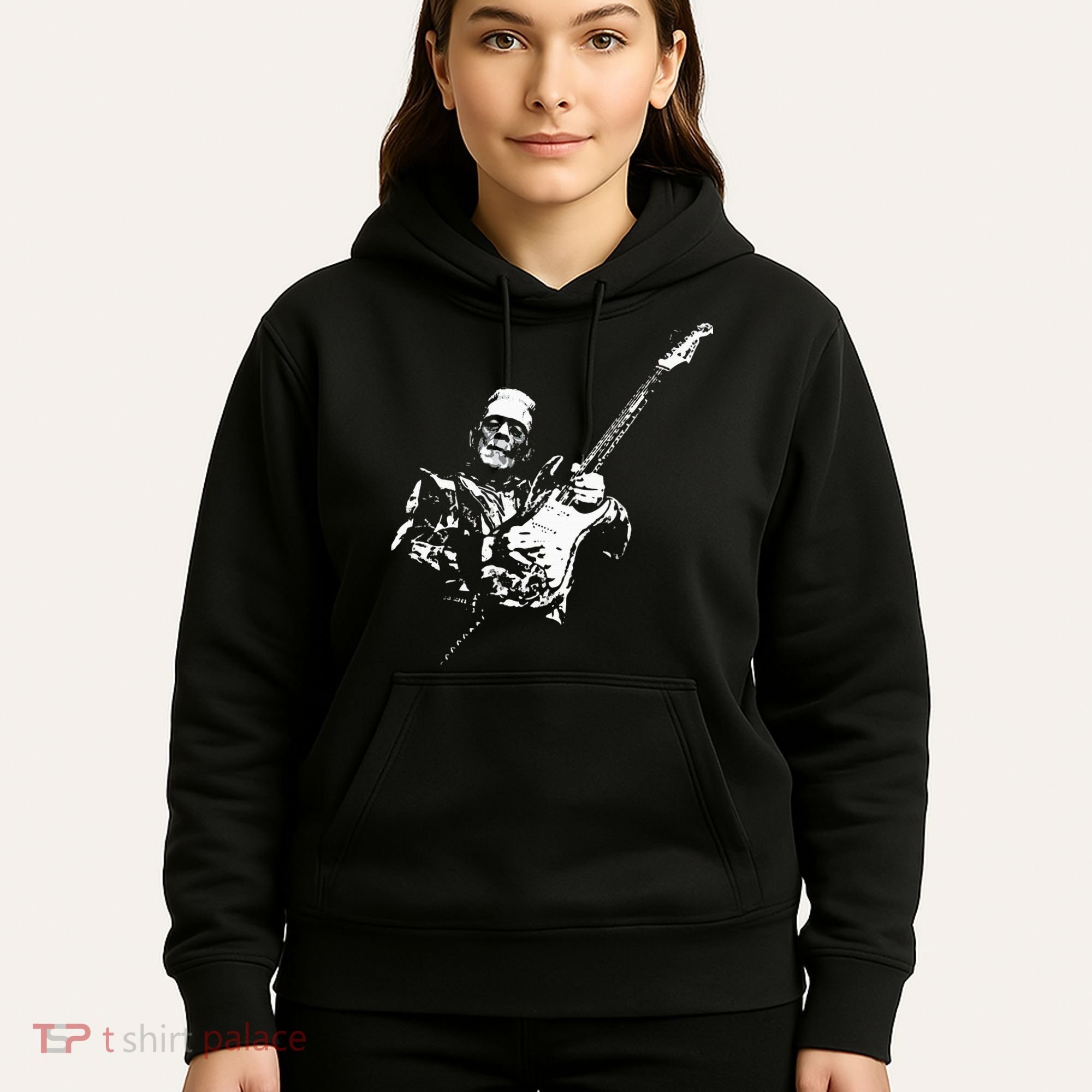 Frankenstein Guitar Player Hoodie