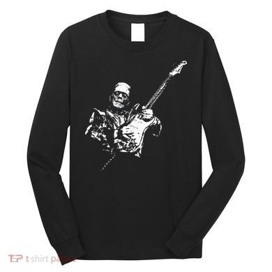 Frankenstein Guitar Player Long Sleeve Shirt