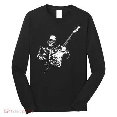 Frankenstein Guitar Player Long Sleeve Shirt