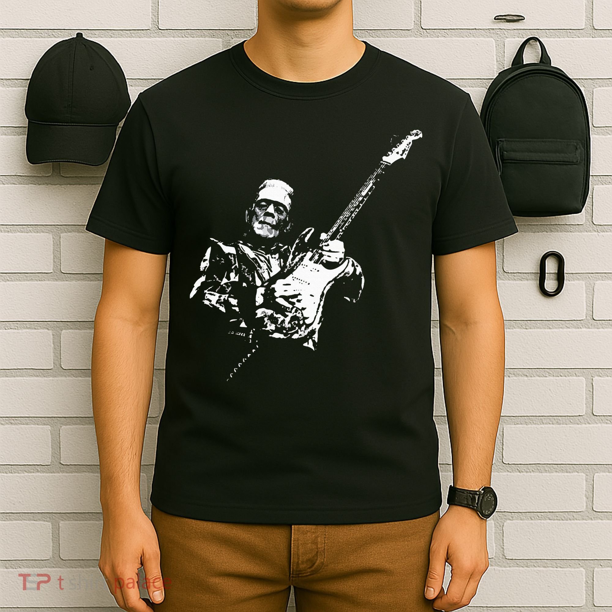 Frankenstein Guitar Player T-Shirt